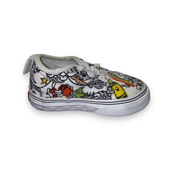 Vans x Crayola Authentic Elas "DIY / Sketch Yours" VN0A34A1ARE Toddler 5 - Picture 7 of 12